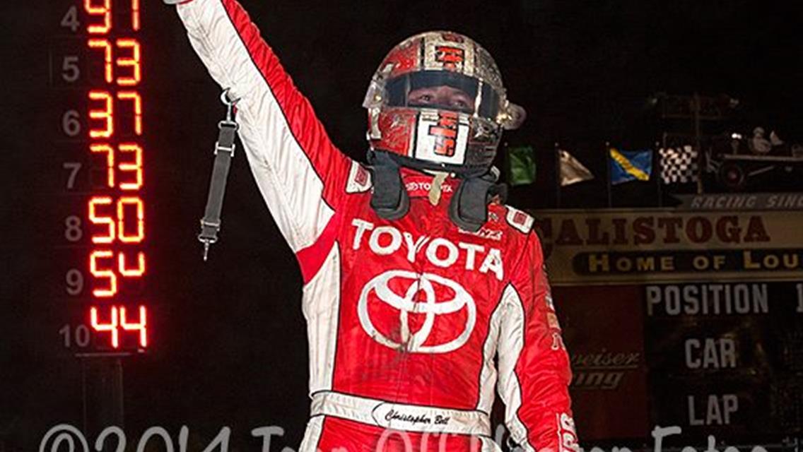 Bell Runs Season Win Total to 20 Wins with Two Calistoga Scores!