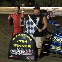 Moore and Fischer Capture NOW600 Victories at Creek County Speedway