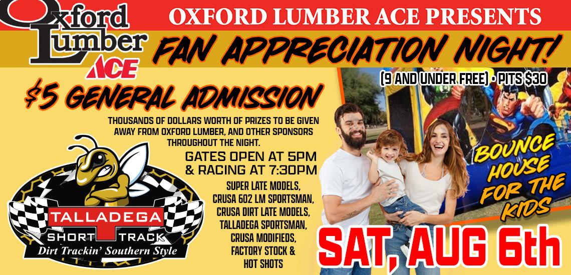 Talladega Short Track | August 6th!