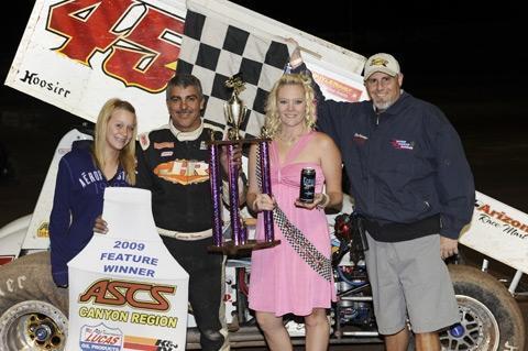 Herrera Hustles Up Another ASCS Southwest Win