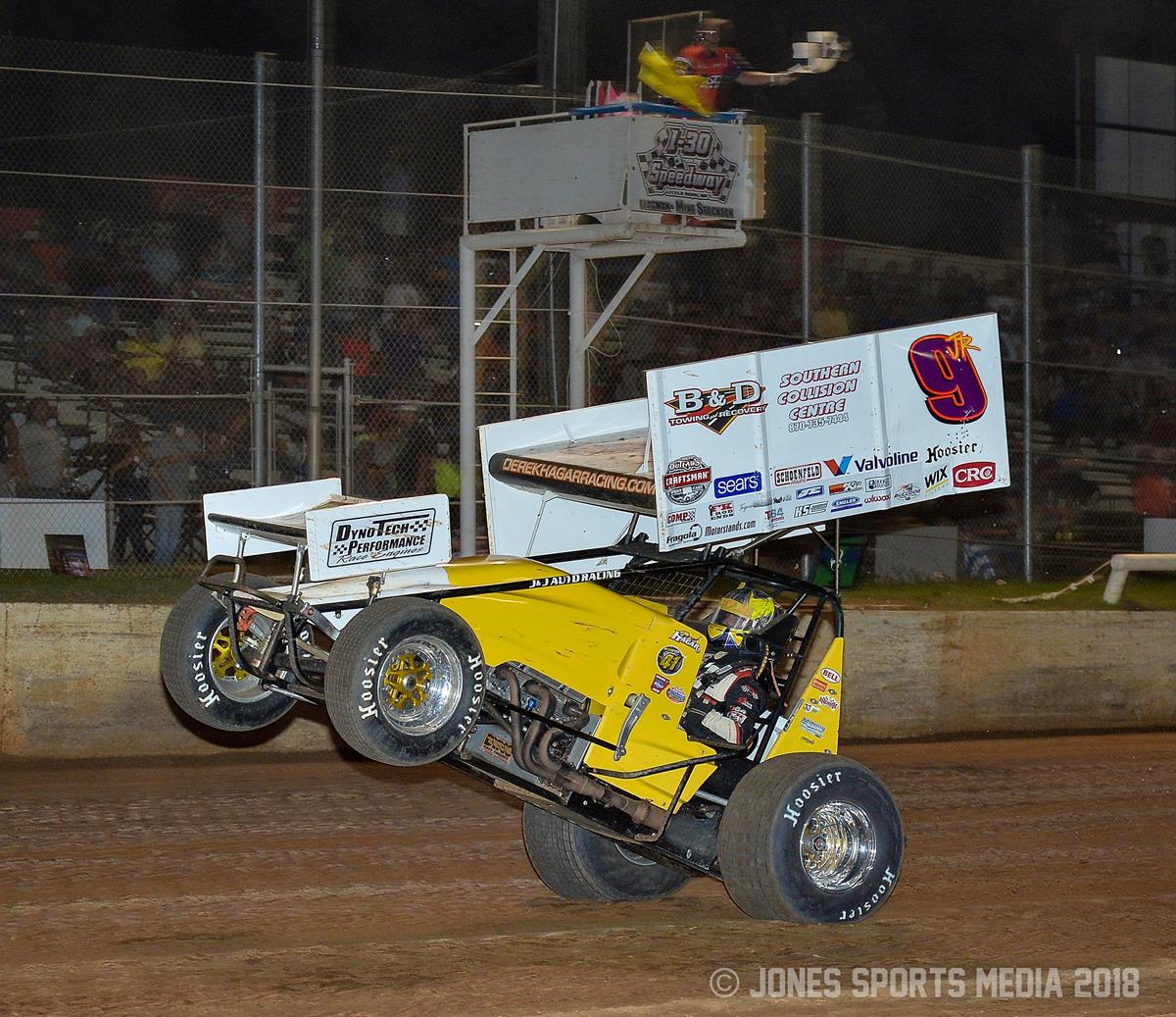 Derek Hagar Unstoppable In Ralph Henson Memorial At I-30 Speedway