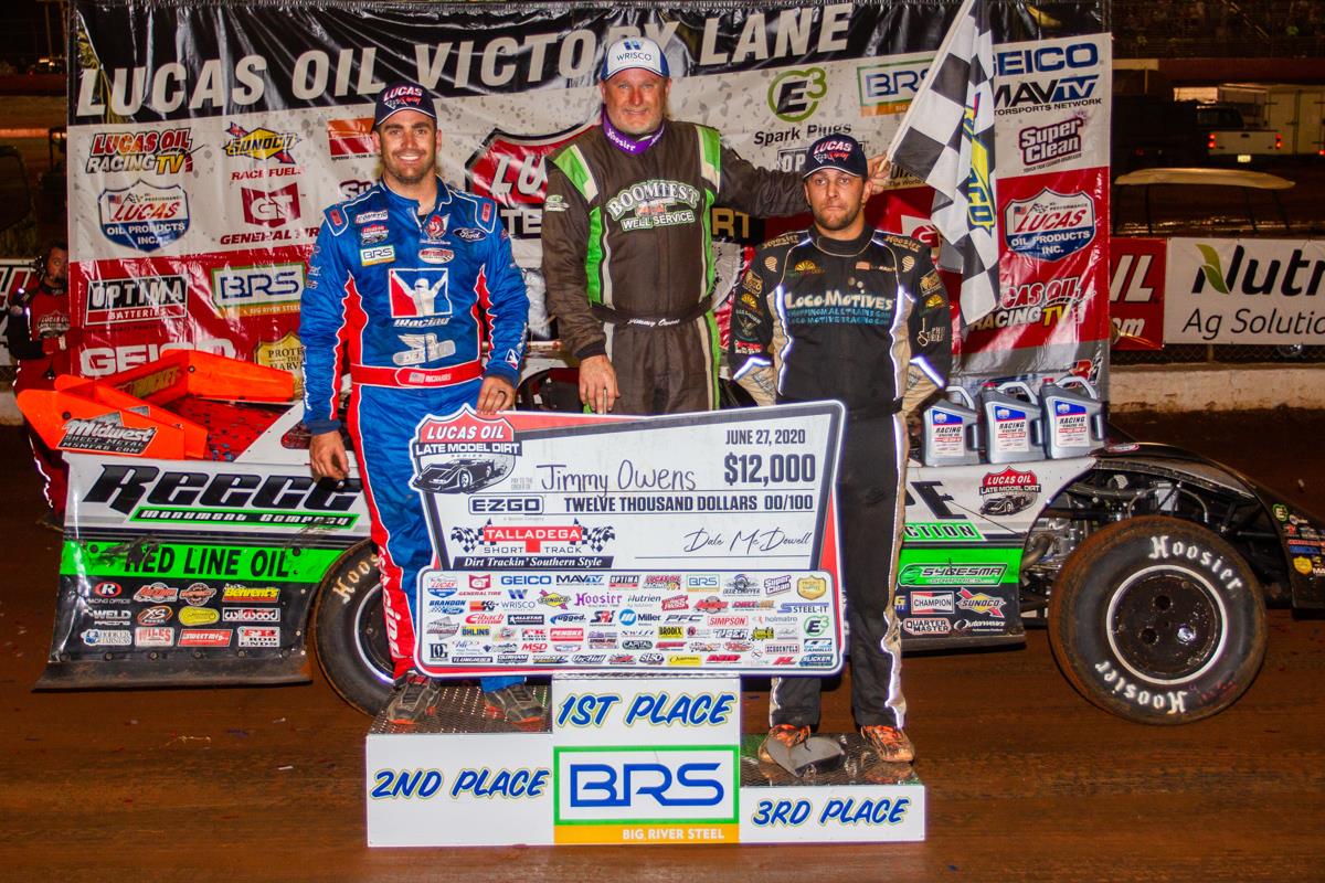 Owens Remains Unstoppable in Lucas Oil Win at Talladega
