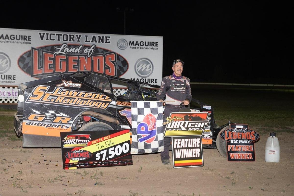 Tim Fuller Wins at Land of Legends in Super DIRTcar Series