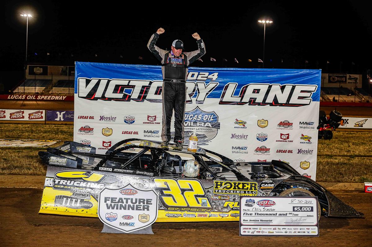 Chris Simpson captures opening-night win at 10th annual Lucas Oil MLRA Ron Jenkins Memorial