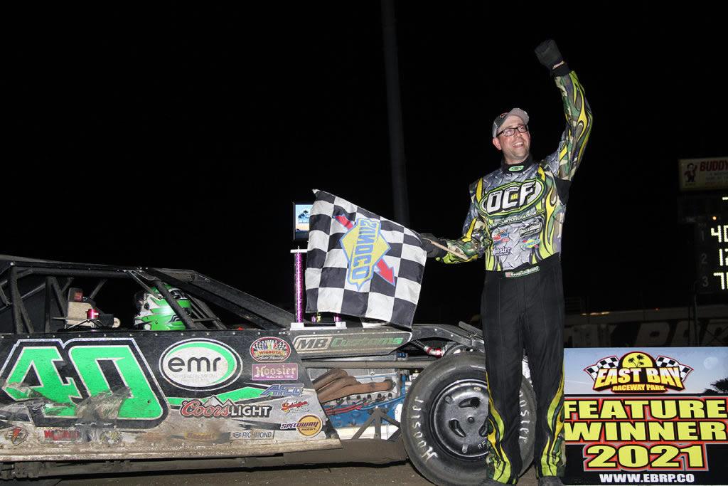 Adams wins two of five Winternationals features at East Bay; takes home $5,000 in Saturday's finale