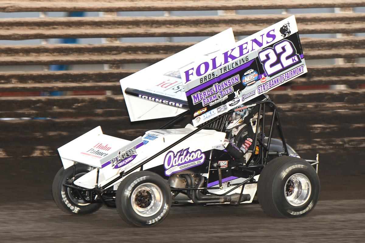 Kaleb Johnson Earns Career-Best World of Outlaws Result During Rookie Knoxville Nationals Attempt