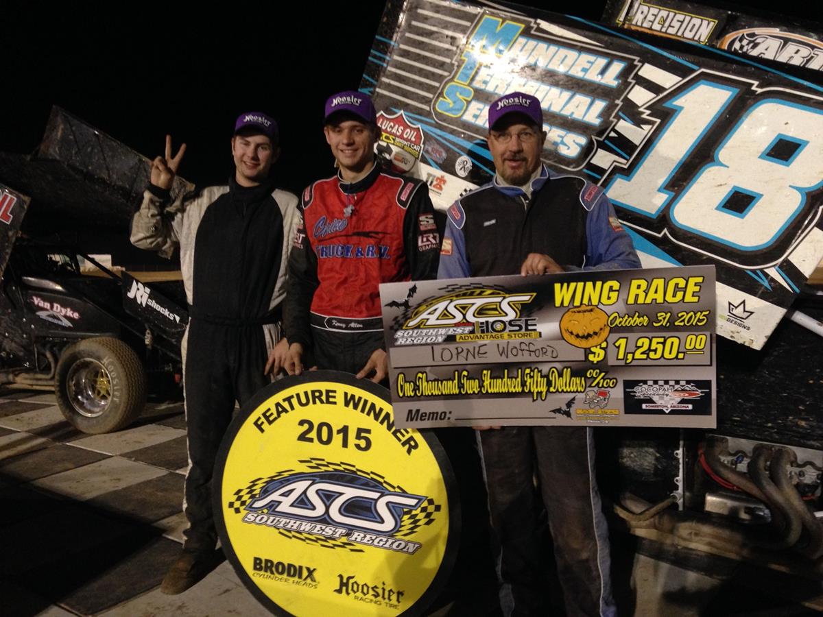 Lorne Wofford Snatches Up ASCS Southwest Victory at Cocopah