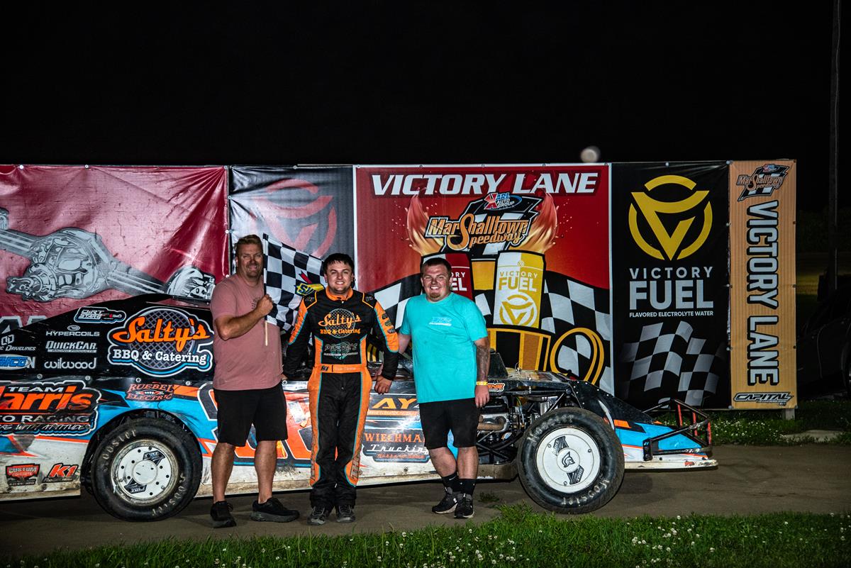 Thornton goes to Victory Lane, with Kaplan, Avila, Graham, Masengarb, and Bunch also taking checkers