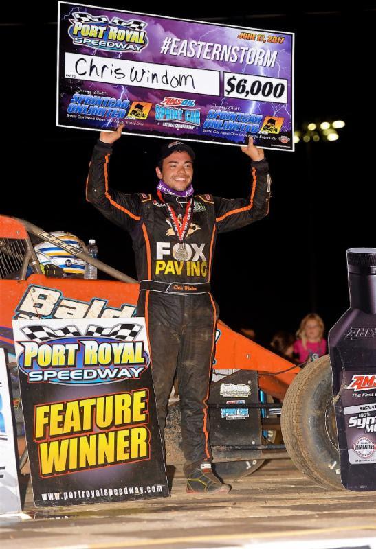 WINDOM CAPITALIZES ON 2ND CHANCE; POCKETS DRAMATIC PORT ROYAL VICTORY
