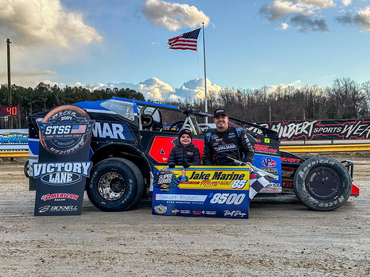 Just Enough: Stewart Friesen Survives for Jake Marine Memorial $8,500 Payday