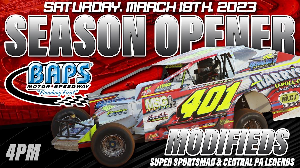 Modifieds to Join 2023 Season Opener at BAPS Motor Speedway