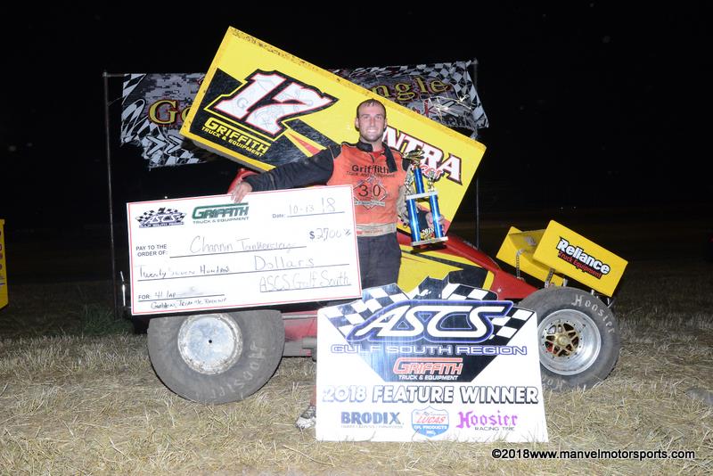 Channin Tankersley Captures ASCS Gulf South Victory And 2018 Championship