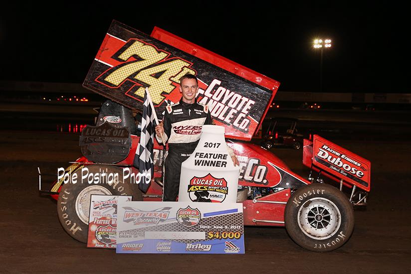 Jake Bubak Is A First Time Winner With Lucas Oil ASCS At West Texas Raceway