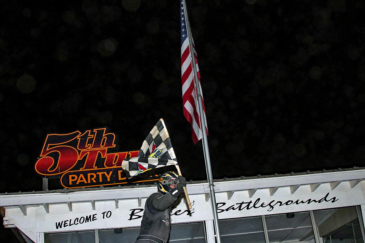 STAMBAUGH WINS AT THE BATTLE GROUNDS