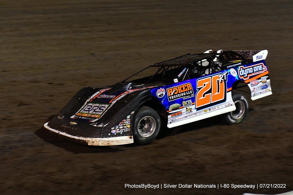 I-80 Speedway (Greenwood, NE) – Lucas Oil Late Model Dirt Series – Dirt Track Bank Go 50 – July 21st, 2022. (Todd Boyd photo)