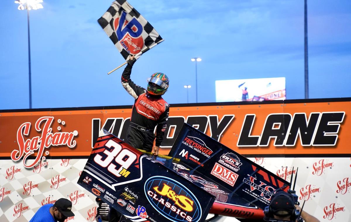 Macri, Sullivan and Yeigh Hustle to Heiman Fire Equipment Night Wins at Huset’s Speedway