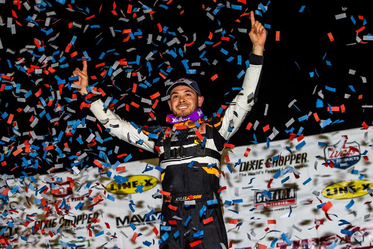 Larson Dominates Lucas Dirt Season Opener at All-Tech