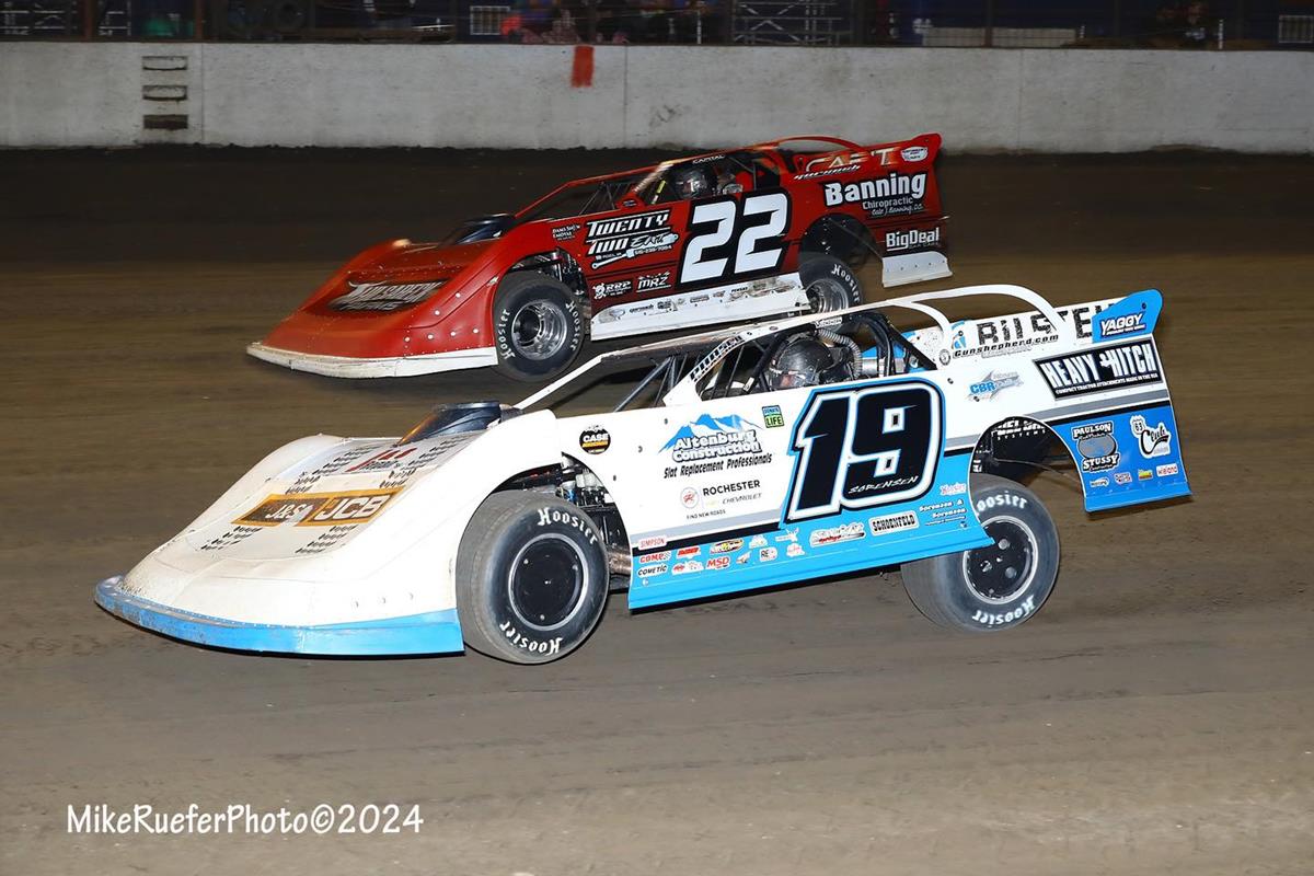 Davenport Speedway (Davenport, IA) – Lucas Oil Midwest Late Model Racing Association – Corn State Nationals – September 13th-14th, 2024. (Mike Ruefer Photo)