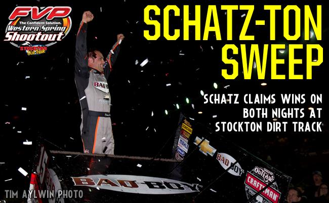 Schatz Completes Stockton Sweep