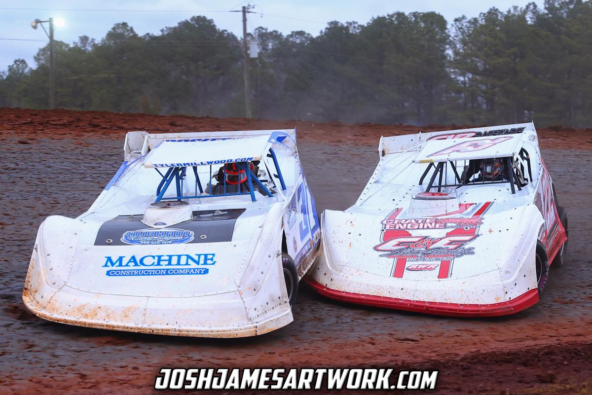 Talladega Short Track (Eastaboga, AL) - Crate Racin' USA Winter Series – Ice Bowl – January 5th-6th, 2023. (Josh James Artwork)
