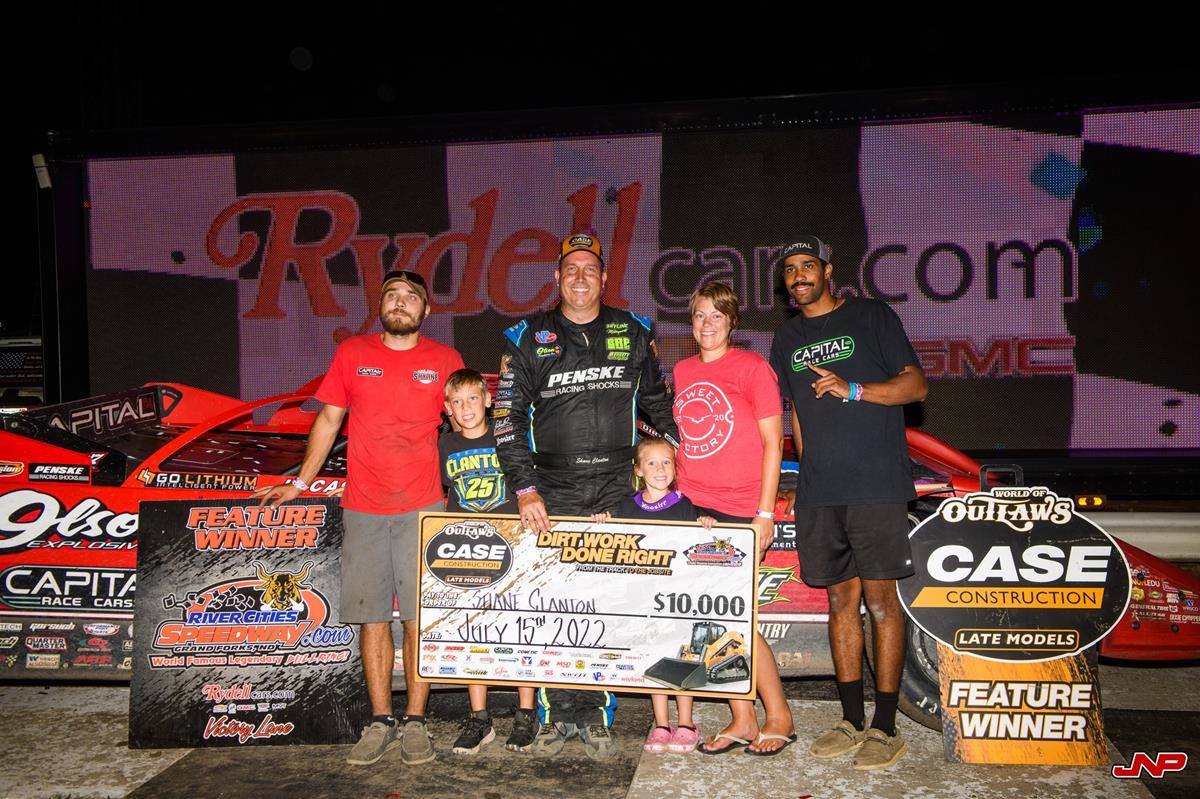 River Cities Speedway (Grand Forks, ND) – World of Outlaws Case Late Model Series – July 15th, 2022. (Jacy Norgaard photo)
