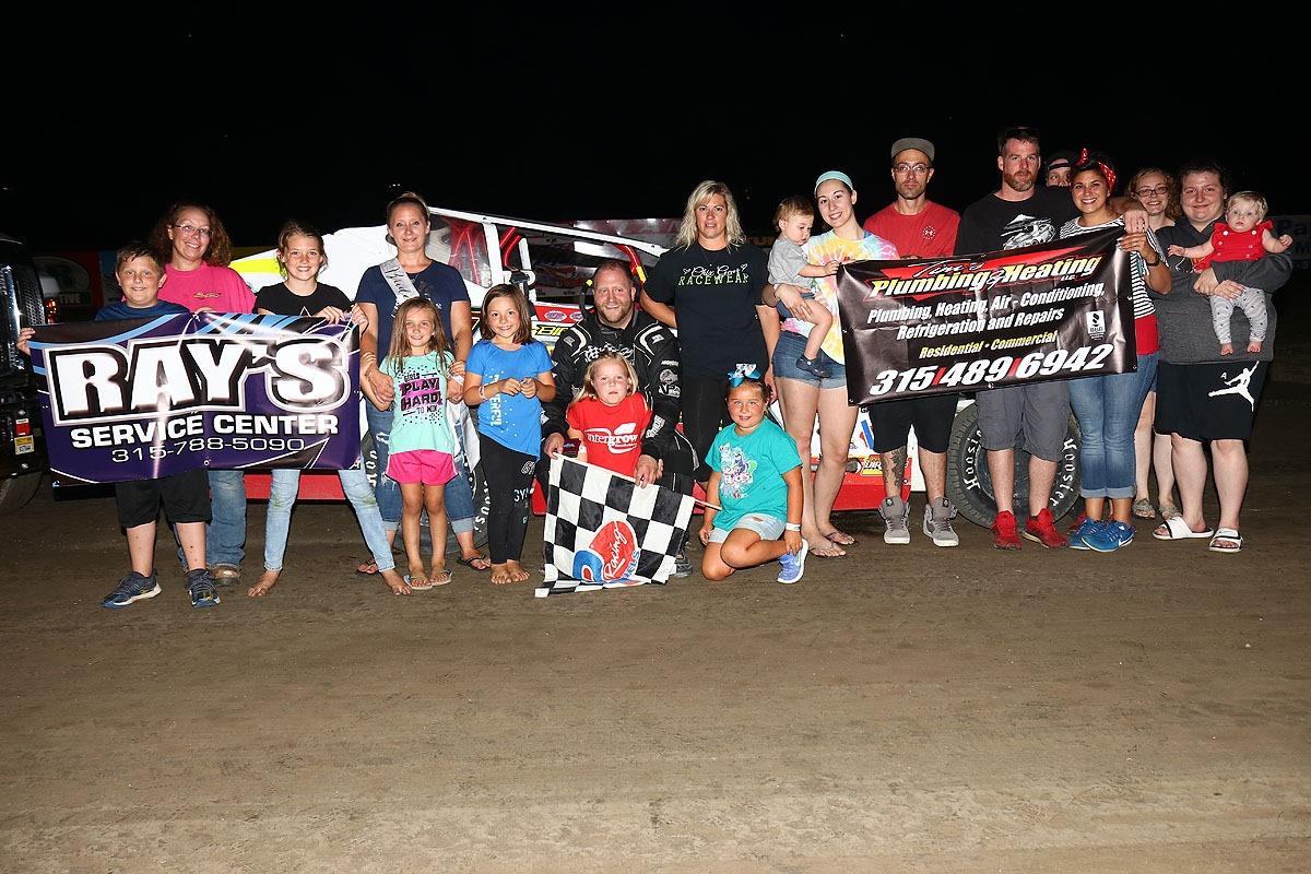 CAN-AM SPEEDWAY WINS TO DUNN, KELLY, KIRBY AND PETRIE ON RAY'S SERVICE CENTER NIGHT