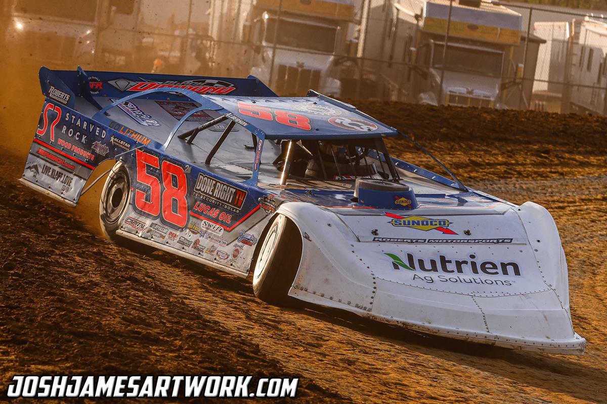 Brownstown Speedway (Brownstown, IN) – Castrol FloRacing Night in America – April 27th, 2022. (Josh James Artwork)