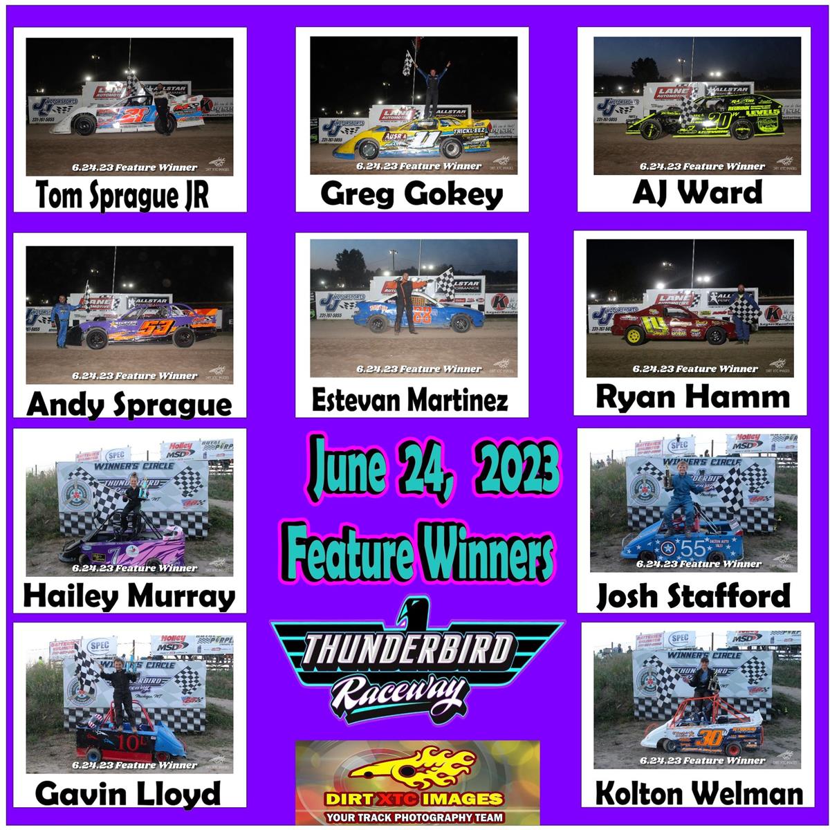 Congratulations to our Feature Winners for June 24, 2023