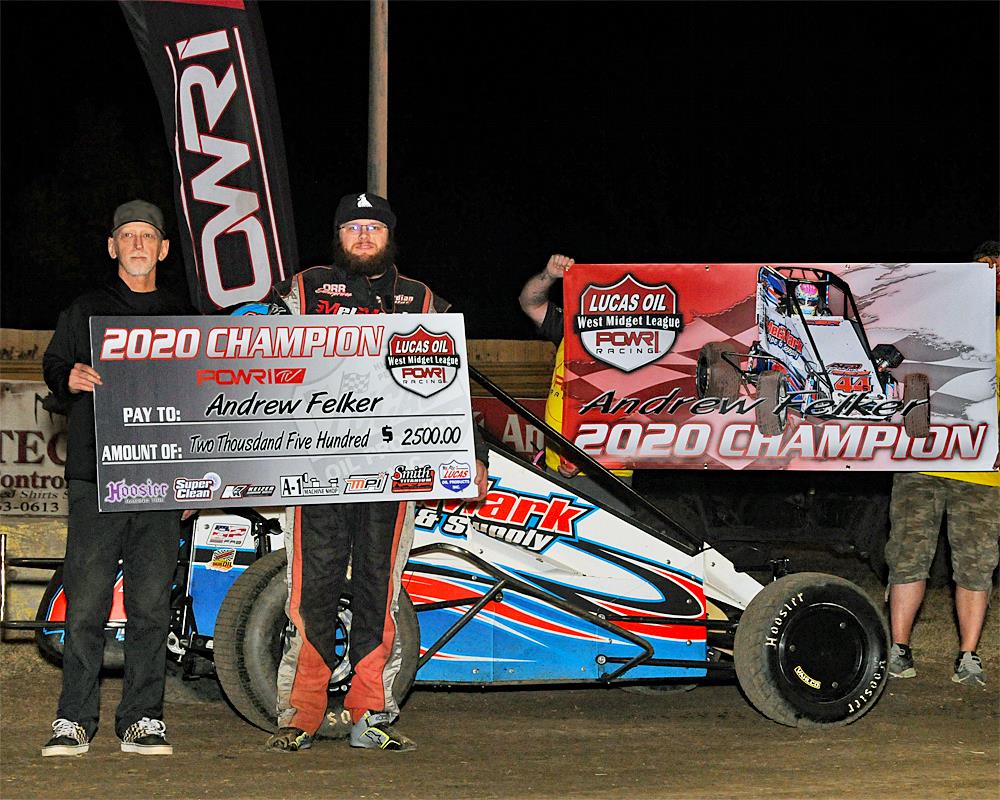 Felker Crowned 2020 POWRi West Championship