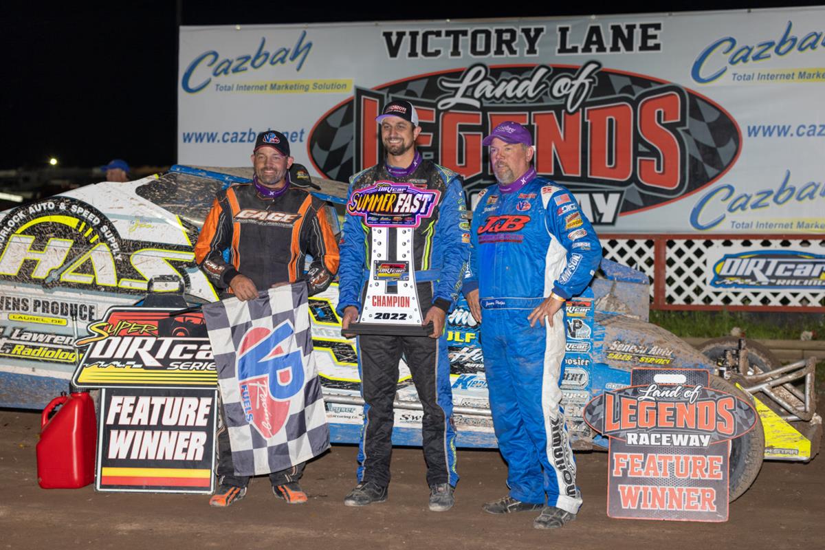 RACE RECAP: 2022 Race No. 108: August 18, 2022 Super DIRTCar Series Modifieds – SummerFAST – Land of Legends Raceway.