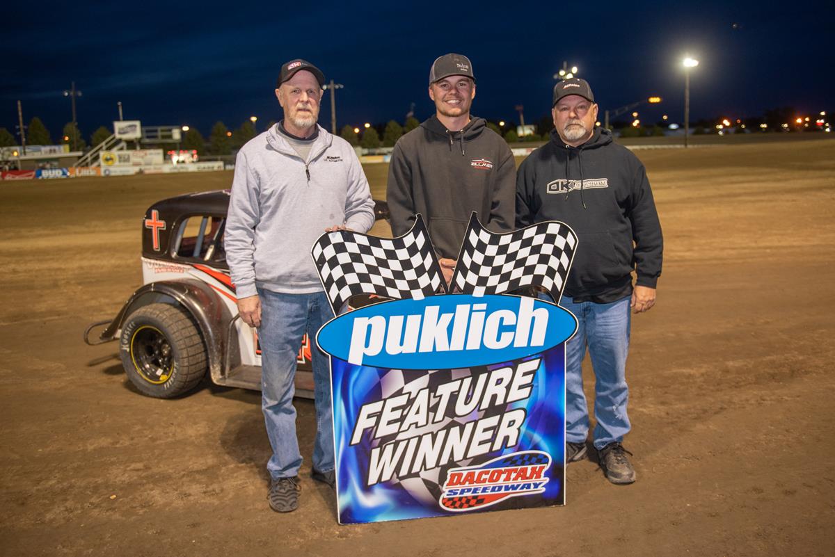 KUKOWSKI BREAKS INTO VICTORY LANE IN MANDAN