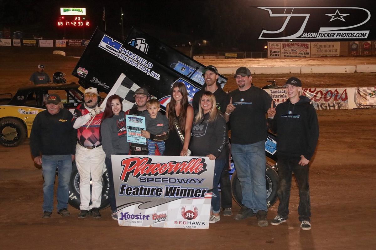 Cox, Trimble, Ewing and Albright bring home opening night wins at Placerville Speedway