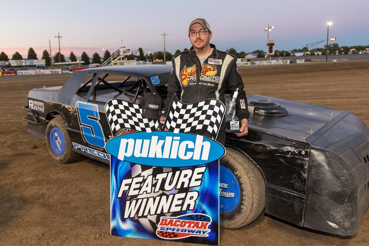 FREDERICK HOLDS OFF DOMAGALA FOR FEATURE WIN