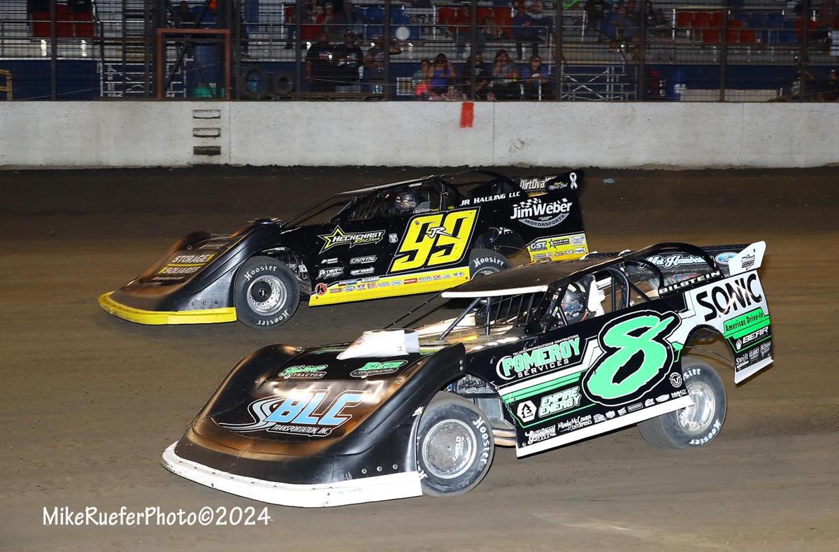 Davenport Speedway (Davenport, IA) – Lucas Oil Midwest Late Model Racing Association – Corn State Nationals – September 13th-14th, 2024. (Mike Ruefer Photo)