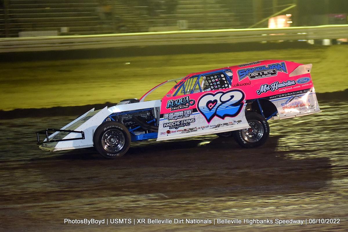 Belleville High Banks (Belleville, Kan.) – United States Modified Touring Series – Belleville Dirt Nationals – June 10th, 2022. (Todd Boyd photo)