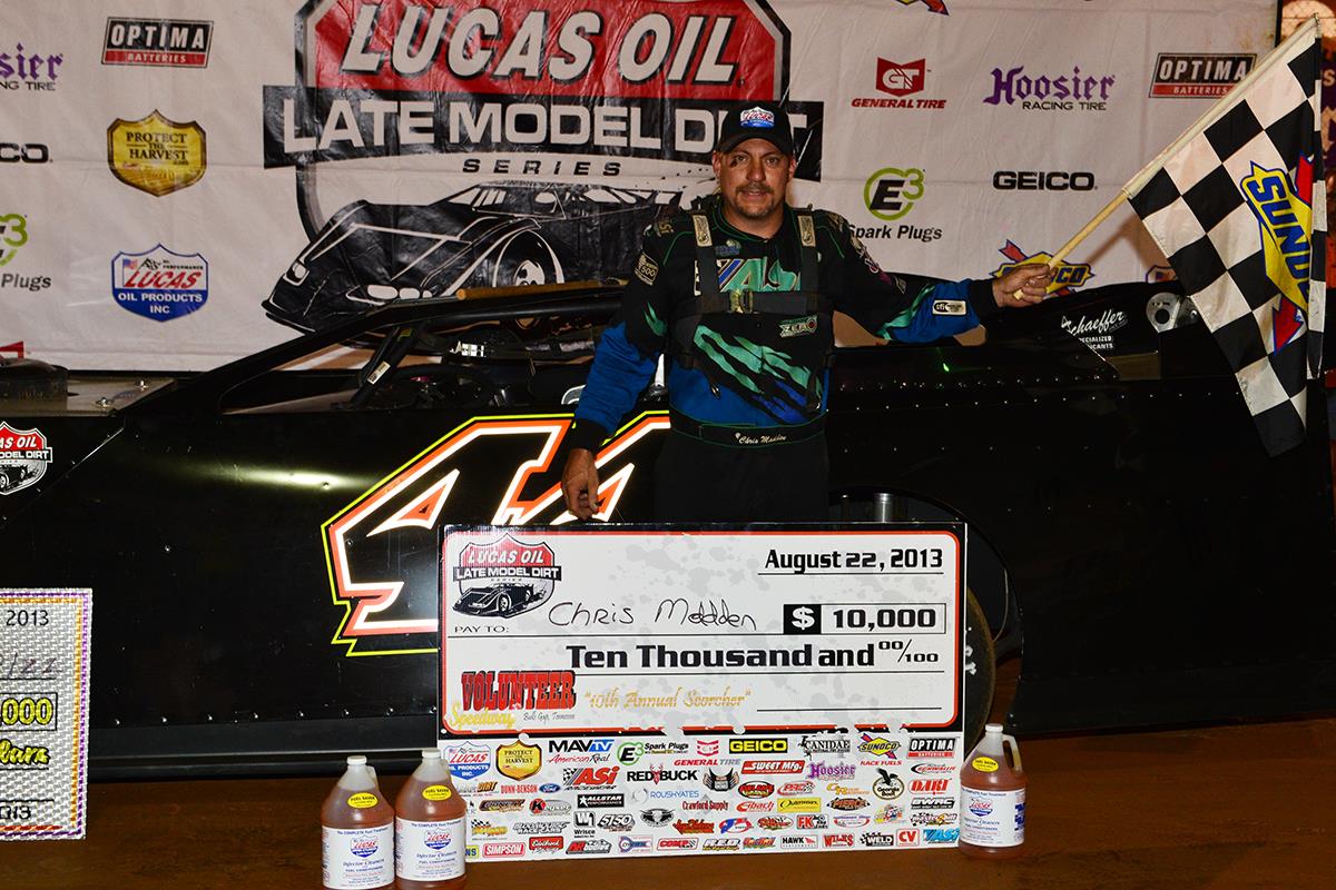 Madden Holds Off Ogle, Wins Scorcher at Volunteer Speedway