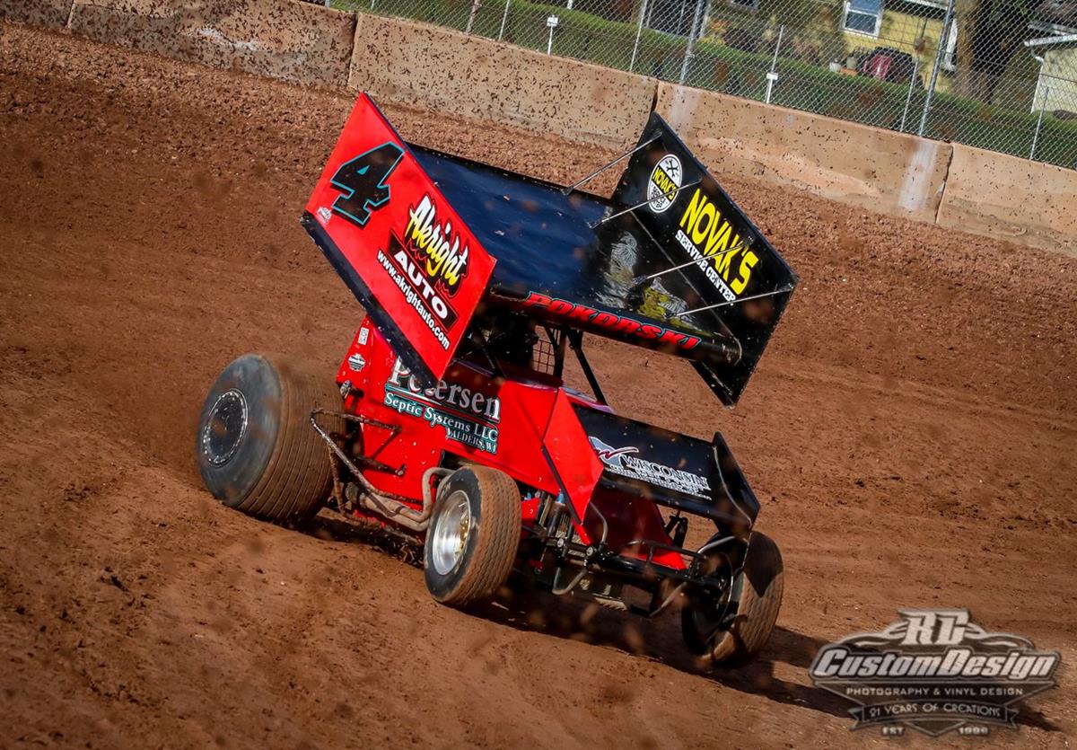 Engine woes spoil promising night for Alex Pokorski at Plymouth Dirt Track