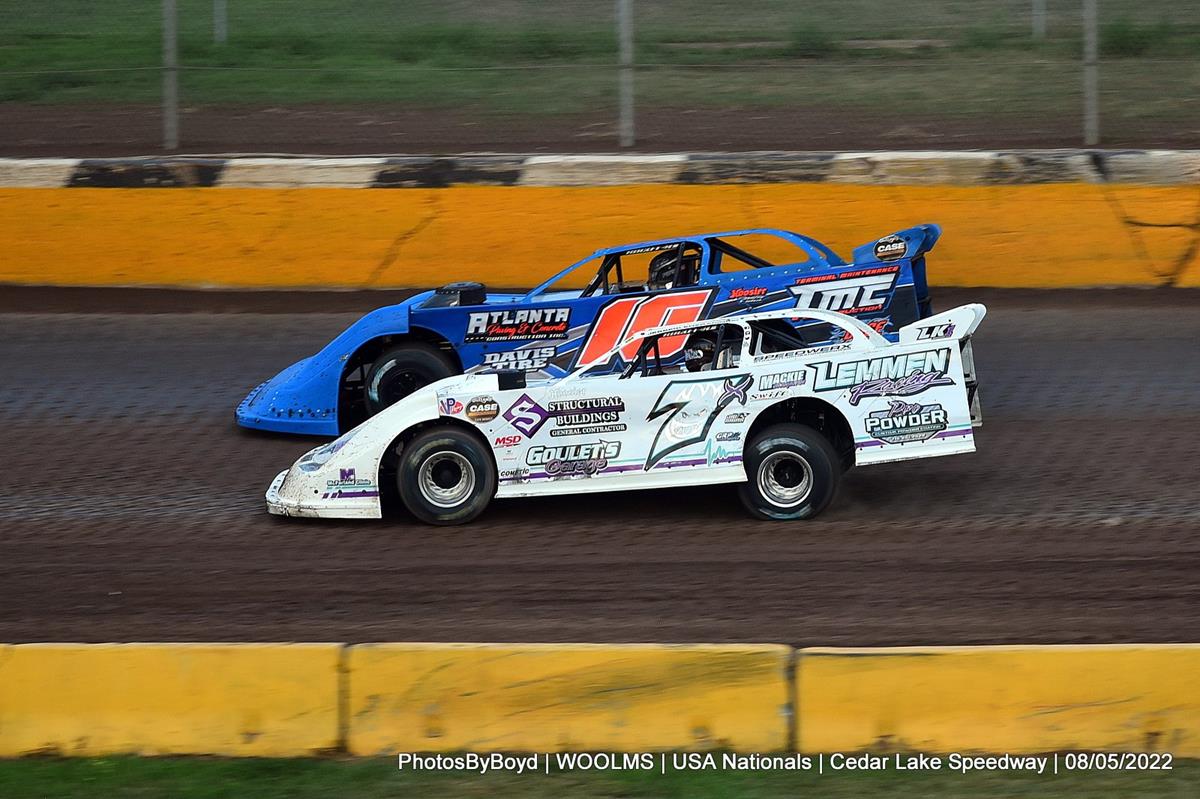 Podium finish in Late Model at Cedar Lake Speedway
