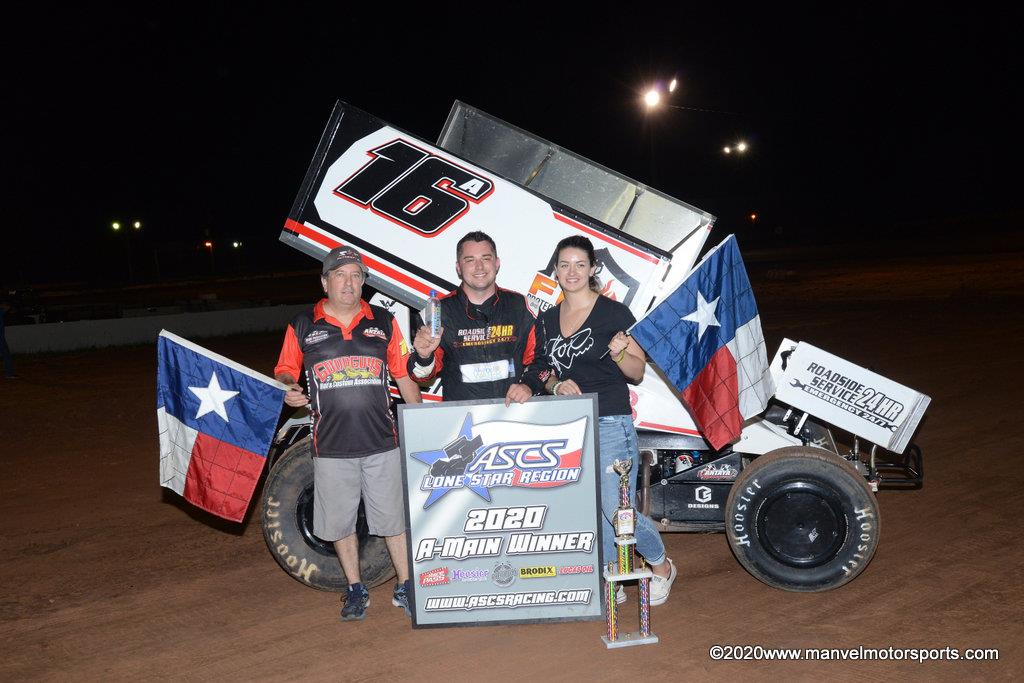 Sanders Tops ASCS Lone Star Region At 105 Speedway