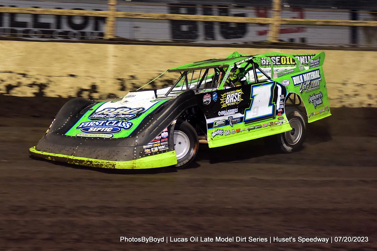Huset’s Speedway (Brandon, SD) – Lucas Oil Late Model Dirt Series – Silver Dollar Nationals – July 22nd, 2023. (Todd Boyd photo)