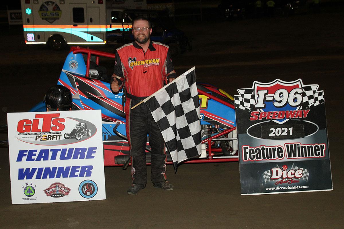 DAGGETT WINS TOPLESS AT I-96 SPEEDWAY