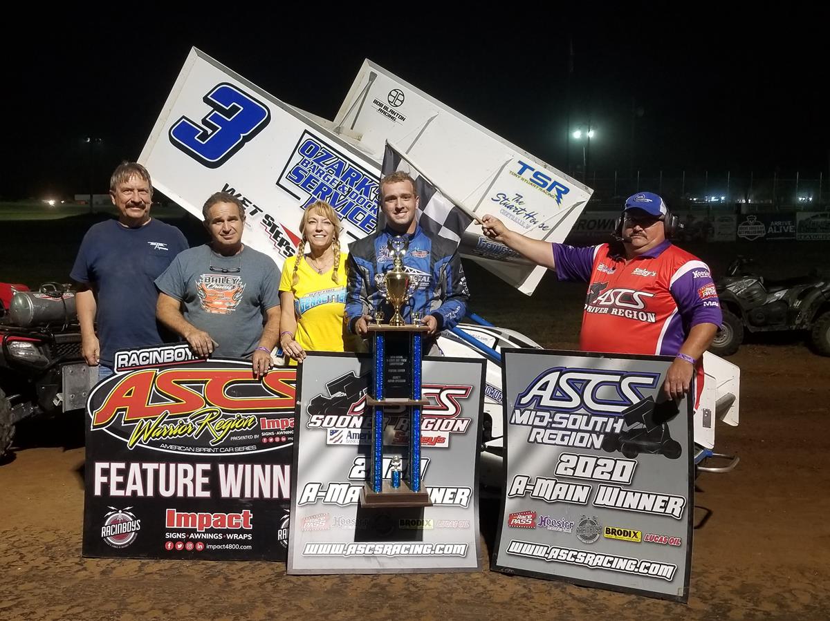 Gennetten Defends ASCS Warrior Turf At Monett Motor Speedway