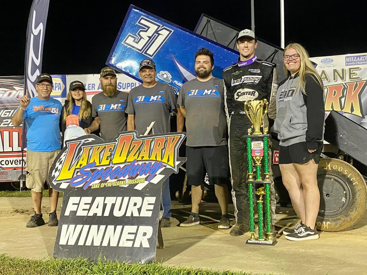 Joe B Miller Masterful in Lake Ozark Speedway POWRi 410 Outlaw Weekend Finale