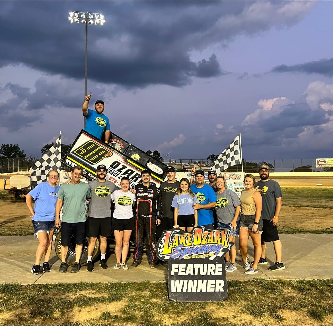 Miles Paulus Grabs ASCS Warrior Win At Lake Ozark Speedway!