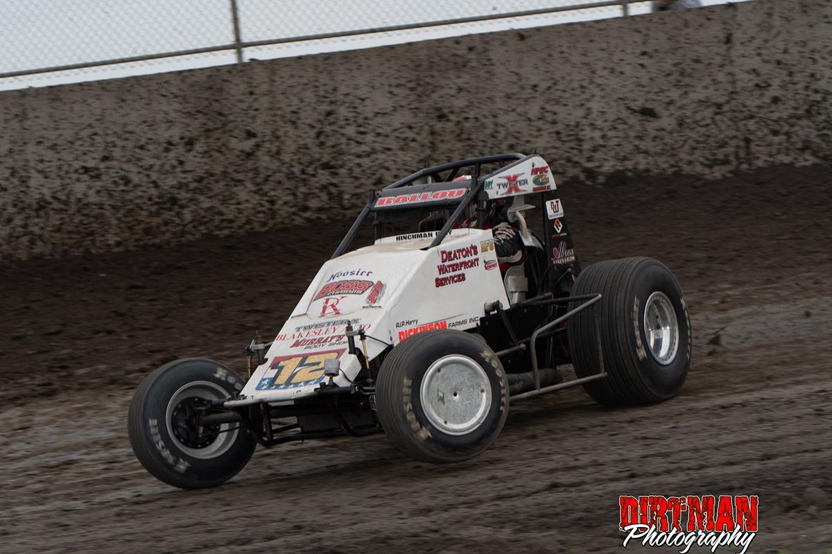 Robert Ballou Sixth at Tri City Speedway Before Rain Cuts Weekend Short