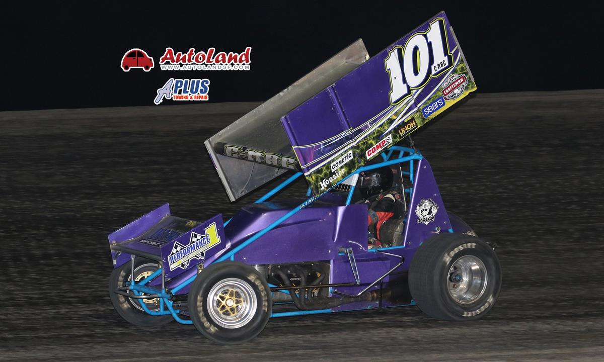 McGillivray the hard charger at Rapid Speedway