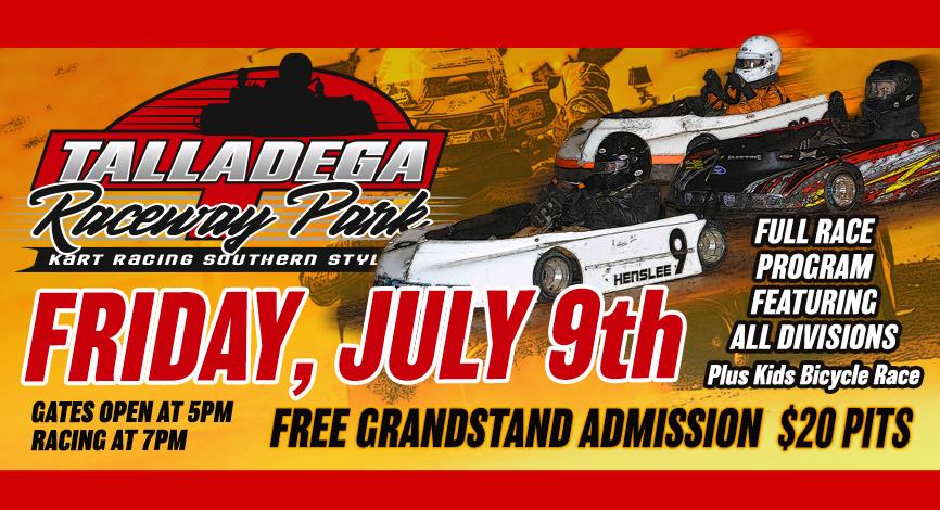 Talladega Raceway Park | July 9th