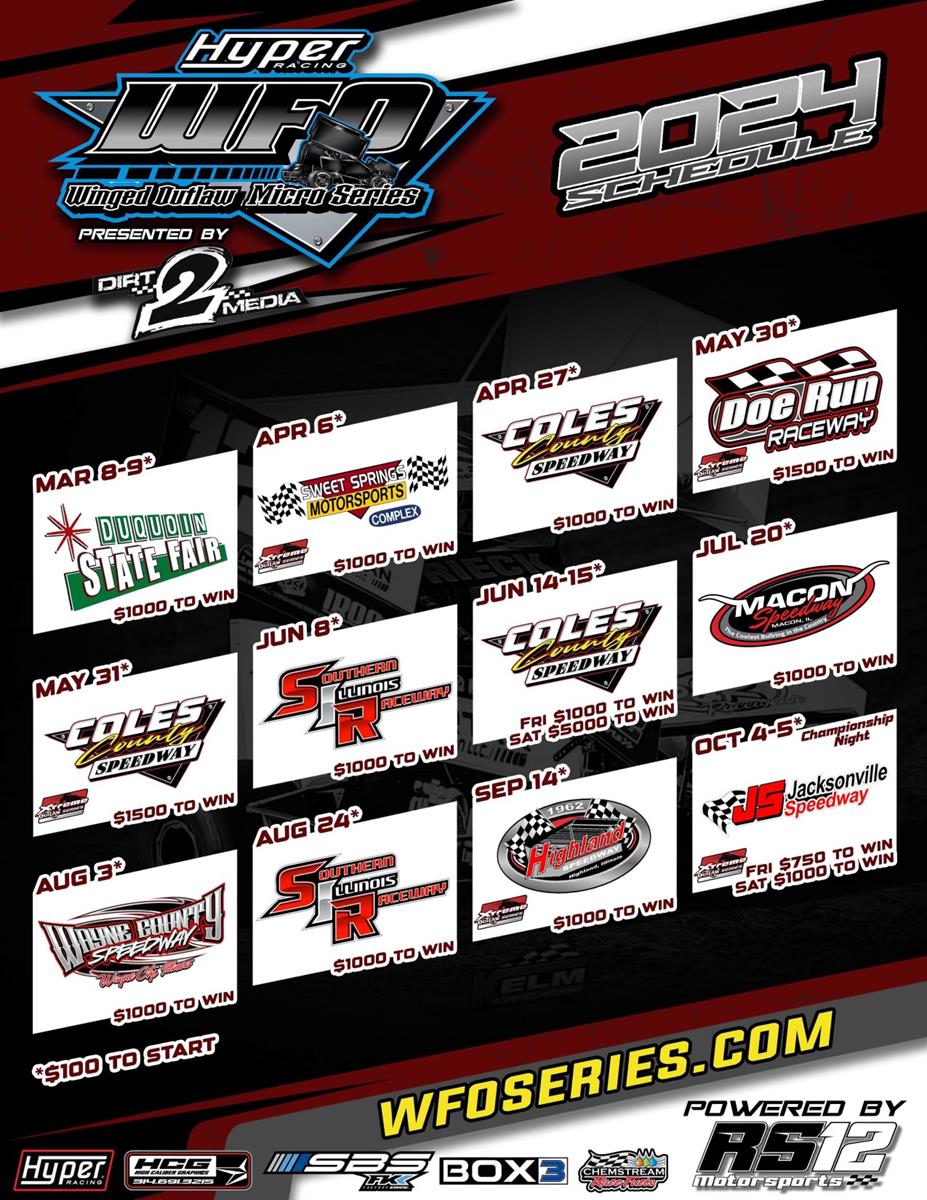 Hyper Racing WFO Micro Series Announces 2024 Schedule