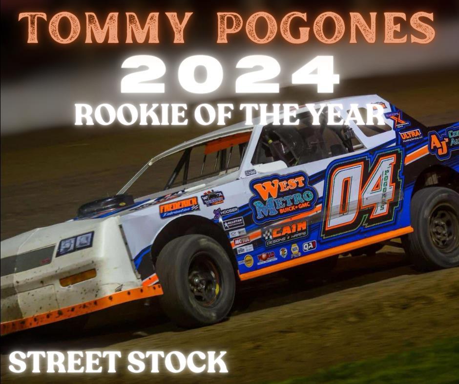 POGONES PROVES HE IS BEST IN 2024 NATIONAL STREET STOCK ROOKIE RACE