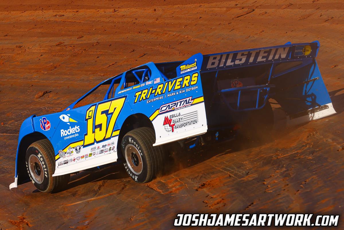 Volunteer Speedway (Bulls Gap, TN) – Kyle Larson Presents Late Model Challenge powered by Tezos – April 14th, 2022. (Josh James Artwork)